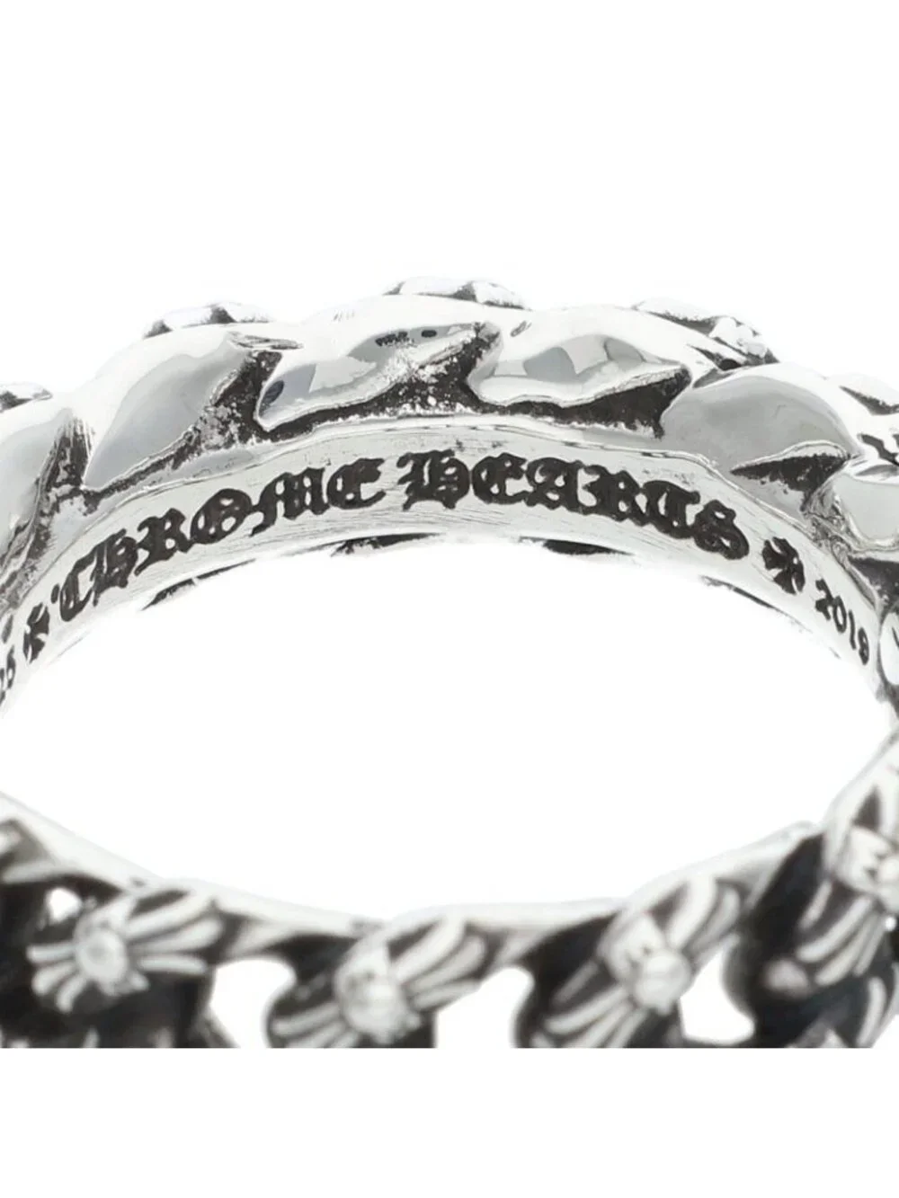 Chrome Hearts Fancy Extra Small Silver Ring